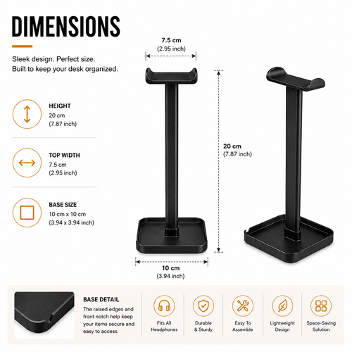 Desktop Headphone Stand