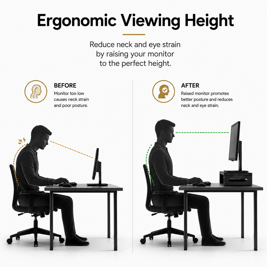 Workspace Monitor Riser