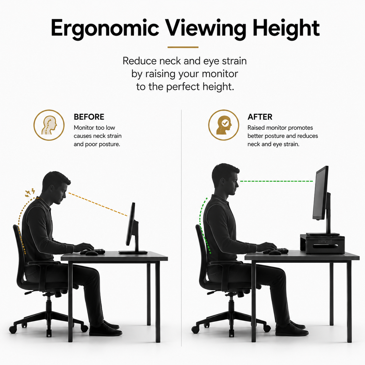 Workspace Monitor Riser