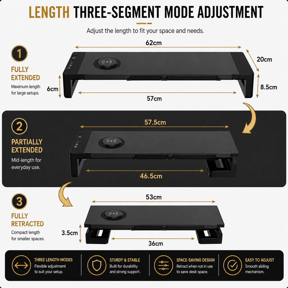 Workspace Monitor Riser
